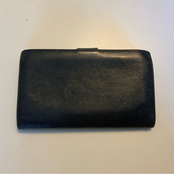 💯% Authentic CHANEL CC Black Caviar Wallet✨ - Picture 4 of 15